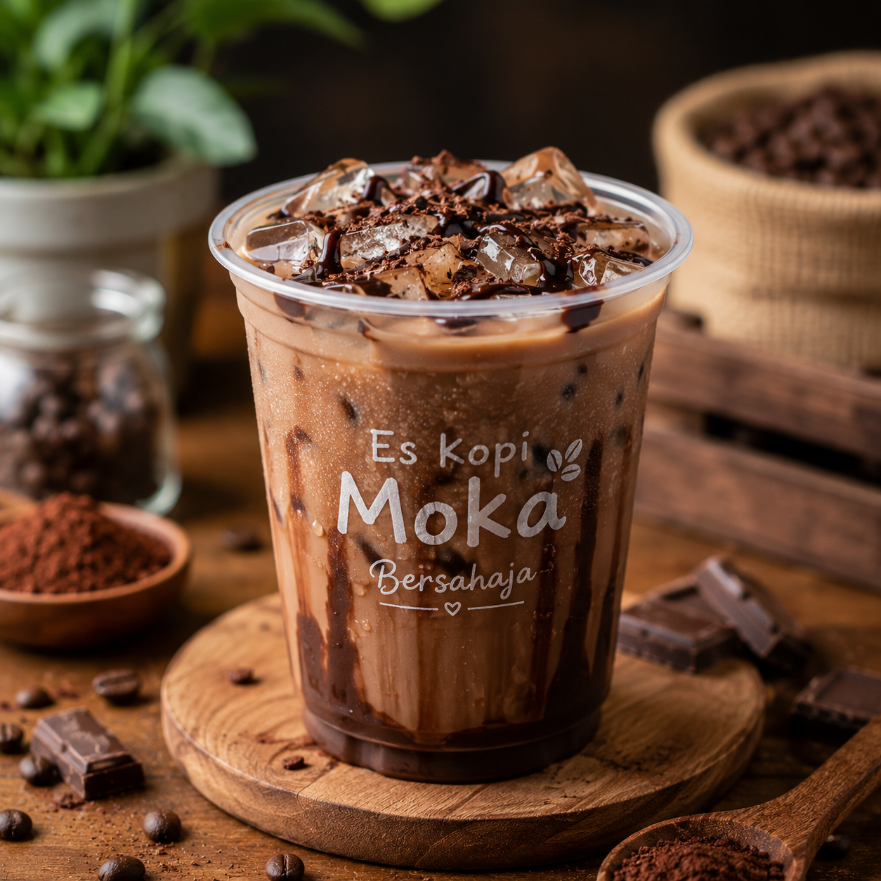 Es Kopi Moka Bersahaja dari Kedai Kopi Bersahaja